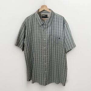 Vtg O'neill Blue Plaid Button Down Shirt Mens XXL Gorpcore Skate Dadcore Beach